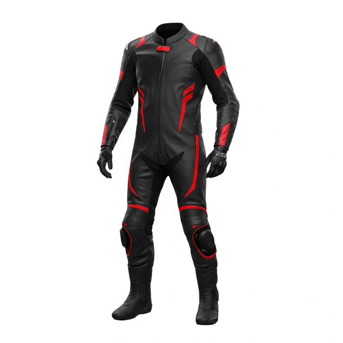 Pro Performance One-Piece Leather Motorcycle Racing Suit