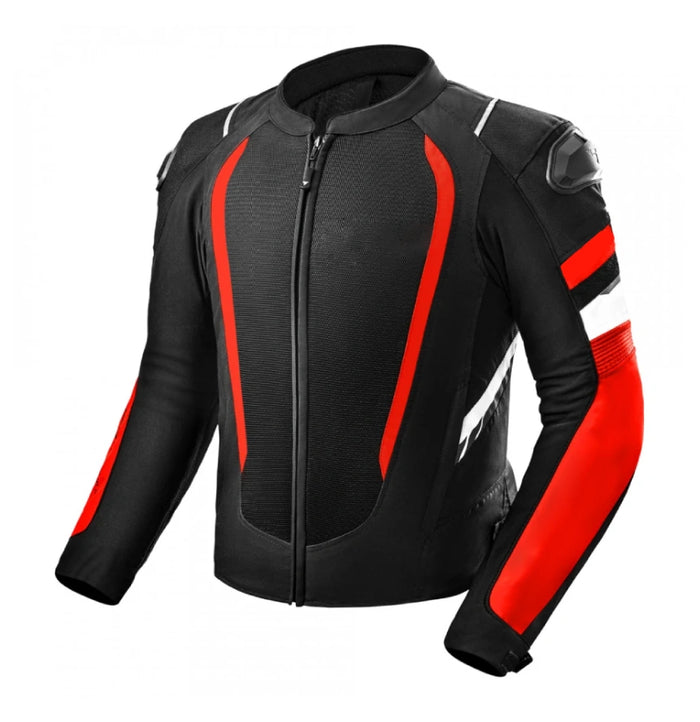 Mesh Pro 2.0 Men Motorcycle Jacket Black Red