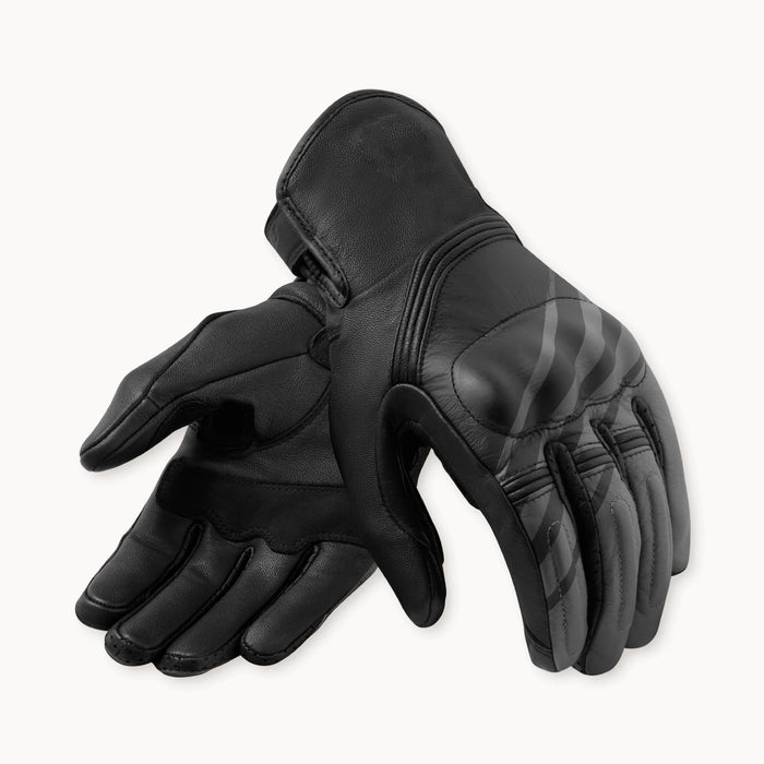 Pro-Street Leather Short Cuff Gloves - Black