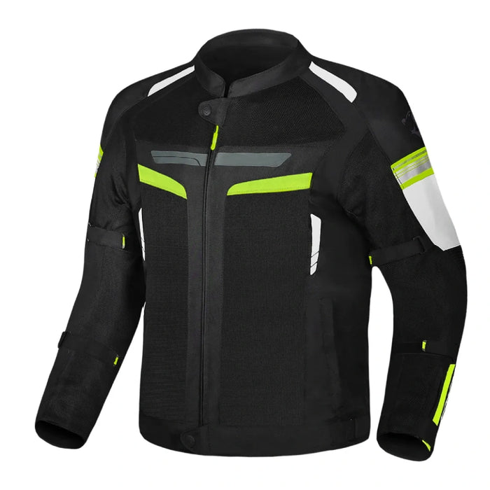 Men Motorcycle Textile Jacket Black