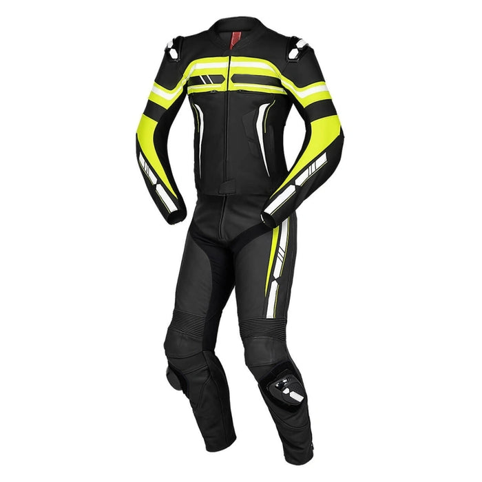Two Piece Motorcycle Leather Suit