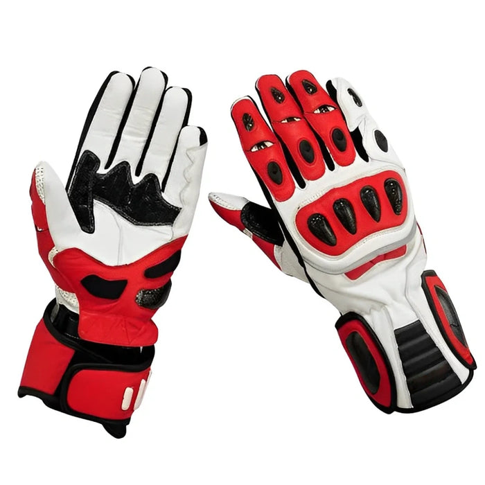 Velocity Pro Leather Racing Gloves – Custom Suit-Matching Edition