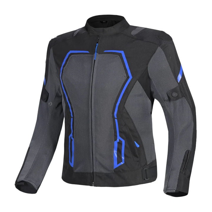 Air 2.0 Motorcycle Jacket Black Grey Blue