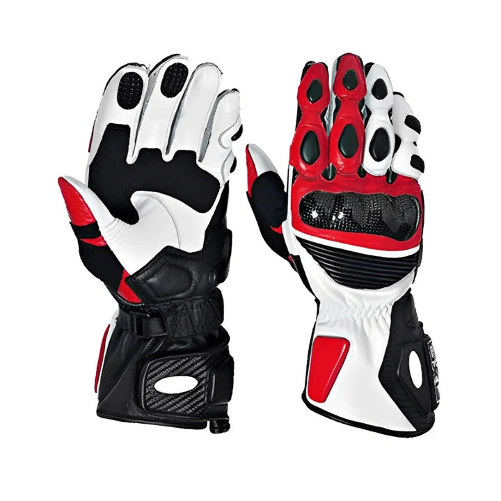Carbon-Spec Pro Racing Gloves – Leather Suit-Matching Gauntlets