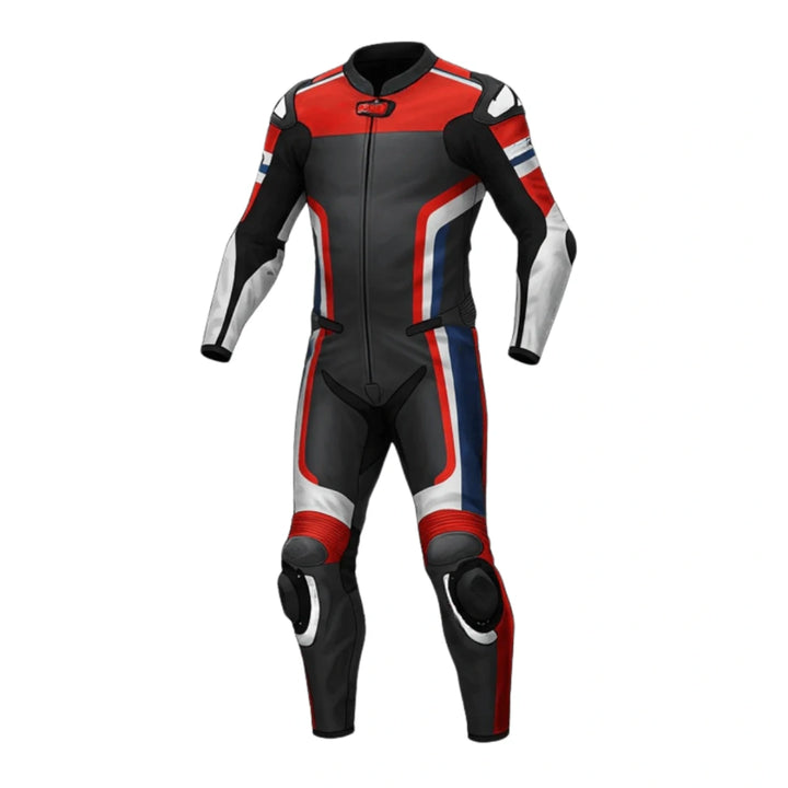 Pro GP Series One-Piece Leather Motorcycle Racing Suit