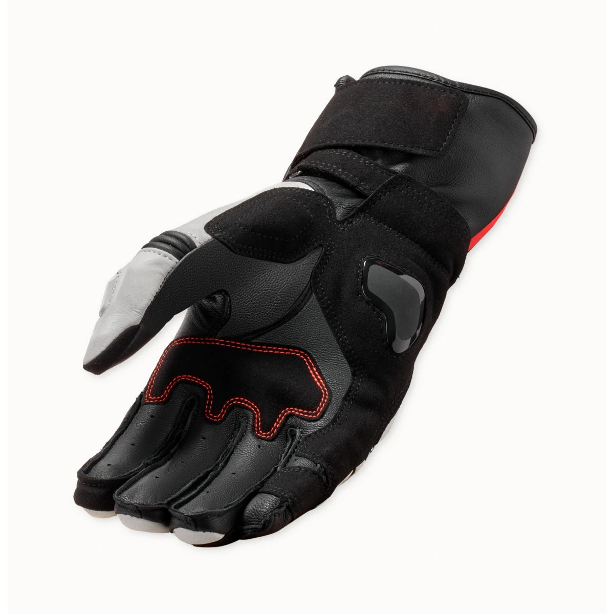 Pro-Series Sport Leather Motorcycle Gloves - Red/White/Black