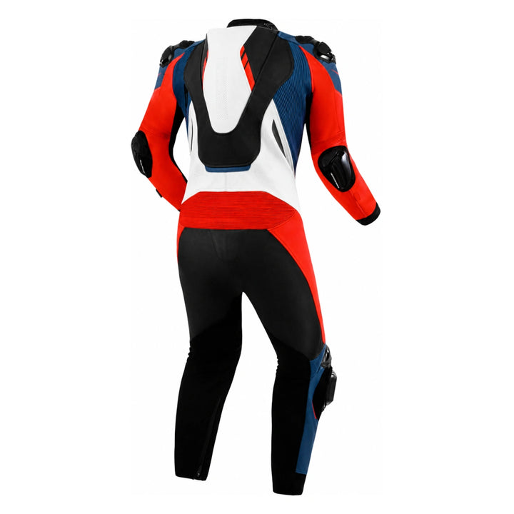 Perforated One Piece Motorcycle Leather Suit