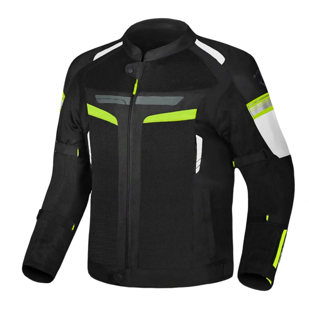 Men Motorcycle Textile Jacket Black