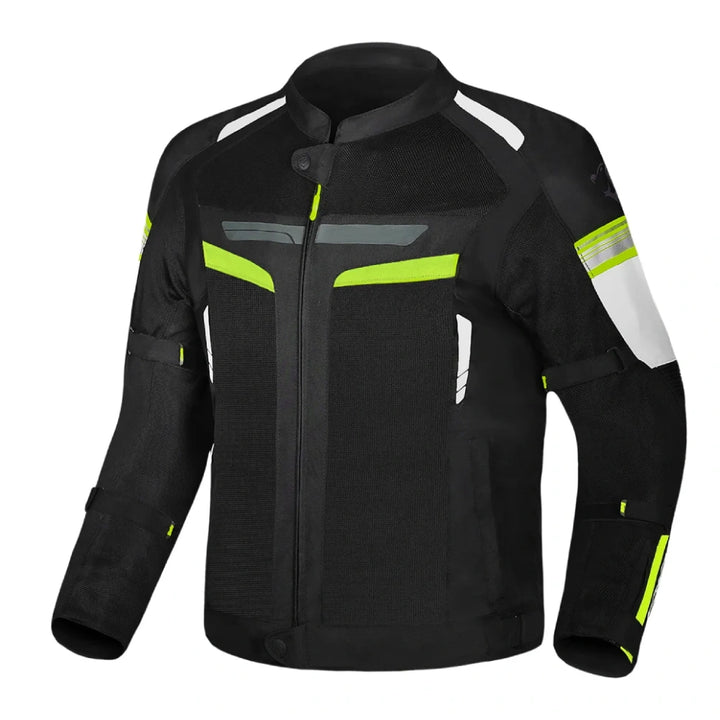 Men Motorcycle Textile Jacket Black