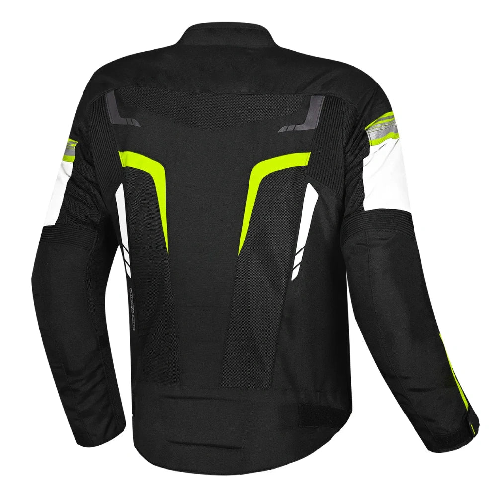 Men Motorcycle Textile Jacket Black