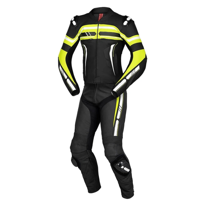Two Piece Motorcycle Leather Suit