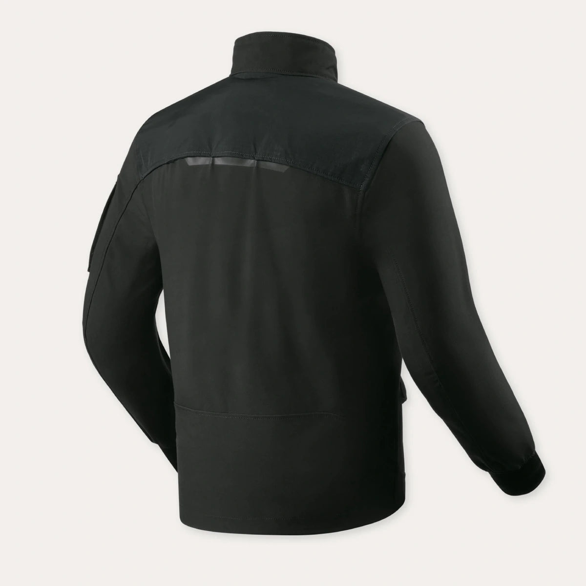 Urban Casual Textile Motorcycle Jacket – Black