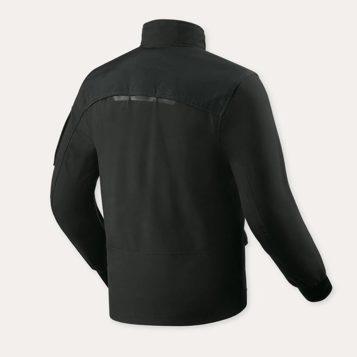 Urban Casual Textile Motorcycle Jacket – Black