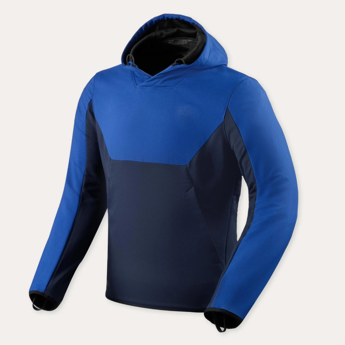 Technical Hooded Motorcycle Pullover Jacket