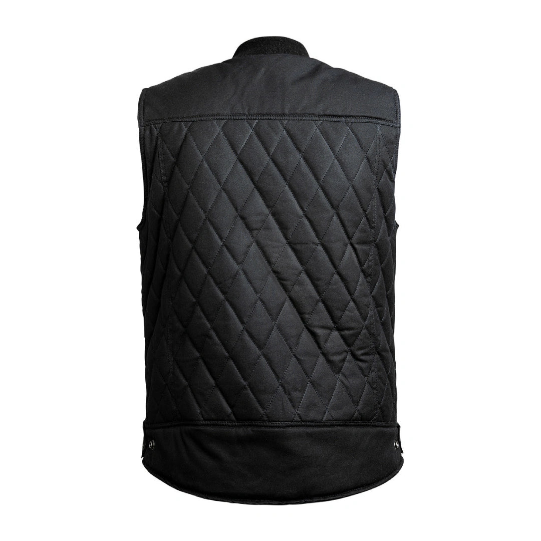 Lowrider Waxed Cotton Motorcycle Vest