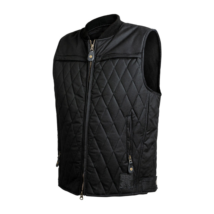 Lowrider Waxed Cotton Motorcycle Vest
